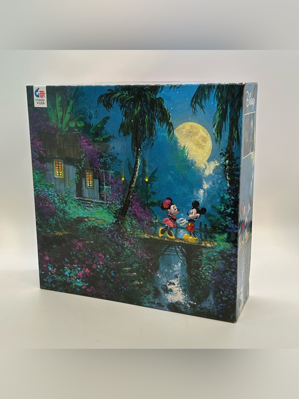 Puzzle Disney Mickey Mouse Minnie Moonlight Proposal 1000 Pieces CEACO 27" x 20"